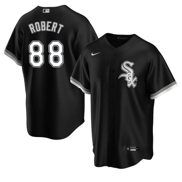 Men's Youth Women's Chicago White Sox 88 Replica 2020 Black Alternate Luis Robert Jersey