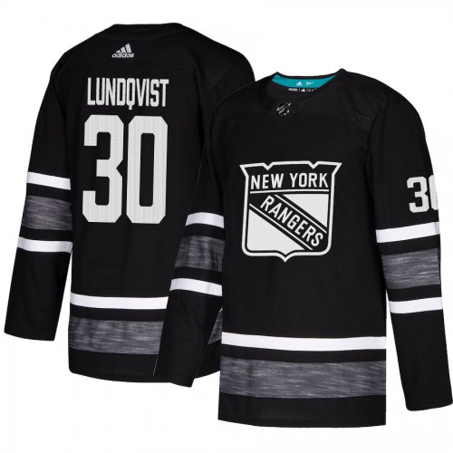 Adidas New York Rangers #30 Henrik Lundqvist Black Authentic 2019 All-Star Stitched Youth Jersey Youth