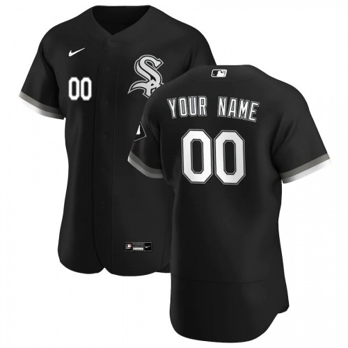 Chicago White Sox Custom Men's Black Alternate 2020 Authentic Player Jersey
