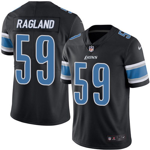 Detroit Lions #59 Reggie Ragland Black Youth Stitched Limited Rush Jersey Youth