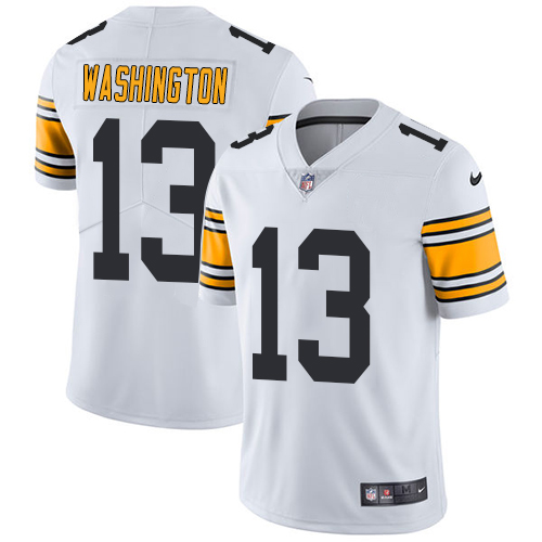 Pittsburgh Steelers #13 James Washington White Youth Stitched Vapor Untouchable Limited Jersey Youth