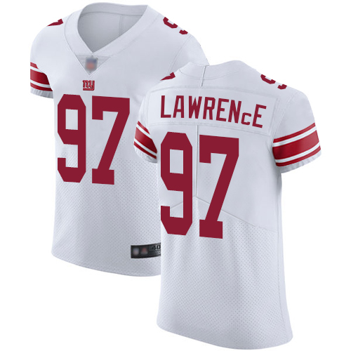 Giants #97 Dexter Lawrence White Men's Stitched Vapor Untouchable Elite Jersey