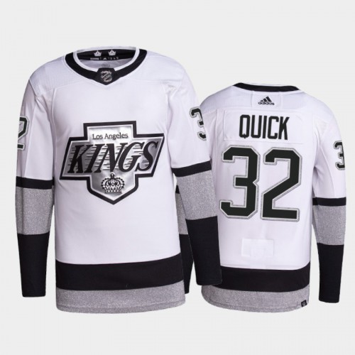 Adidas Los Angeles Kings #32 Jonathan Quick Men's 2021-22 Alternate Authentic Jersey - White Men's