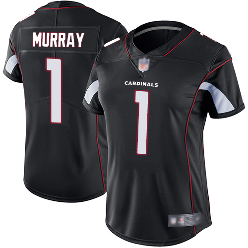 Cardinals #1 Kyler Murray Black Alternate Women's Stitched Vapor Untouchable Limited Jersey