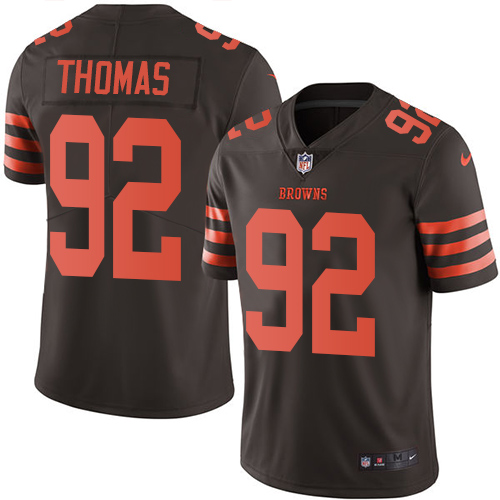 Cleveland Browns #92 Chad Thomas Brown Men's Stitched Limited Rush Jersey Men's