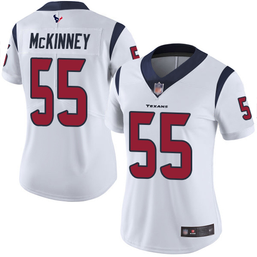Houston Texans #55 Benardrick McKinney White Women's Stitched Vapor Untouchable Limited Jersey Womens