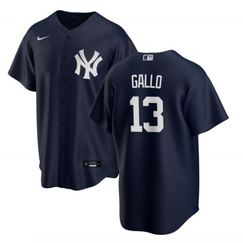 New York New York Yankees #13 Joey Gallo Men's Black Alternate Jersey Men's