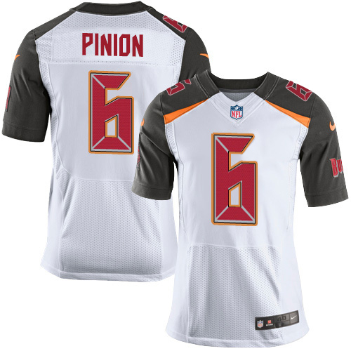 Buccaneers #6 Julio Jones White Men's Stitched New Elite Jersey