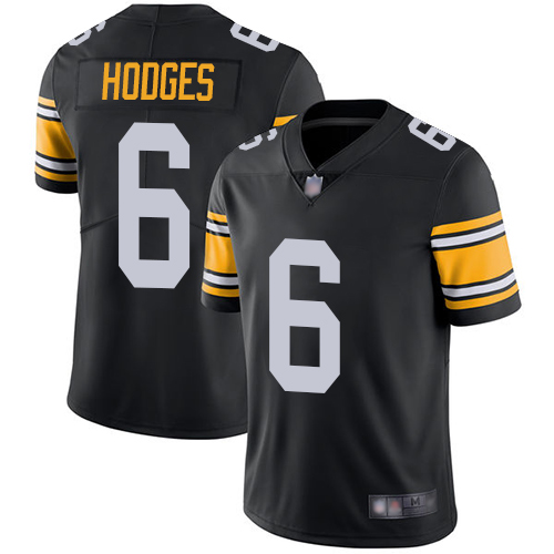 Pittsburgh Steelers #6 Devlin Hodges Black Alternate Men's Stitched Vapor Untouchable Limited Jersey Men's