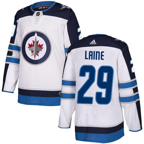 Adidas Winnipeg Jets #29 Patrik Laine White Road Authentic Stitched Youth Jersey Youth