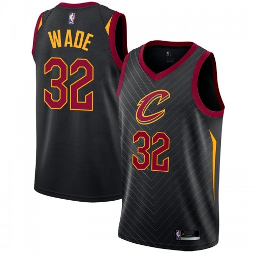 Cleveland Cavaliers #32 Dean Wade Black Swingman Statement Edition Jersey Mens