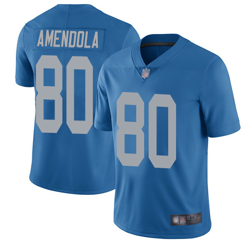 Detroit Lions #80 Danny Amendola Blue Throwback Men's Stitched Vapor Untouchable Limited Jersey Men's