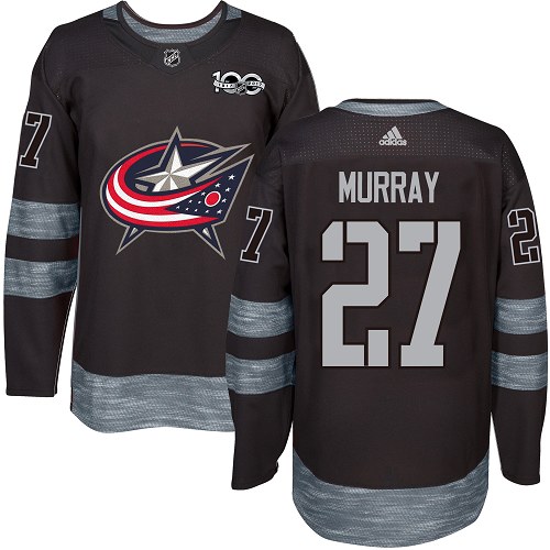 Adidas Columbus Blue Jackets #27 Ryan Murray Black 1917-2017 100th Anniversary Stitched Jersey Men's