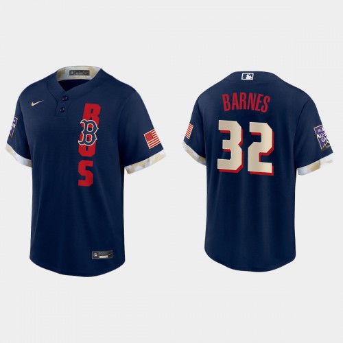 Boston Boston Red Sox #32 Matt Barnes 2021 All Star Game Fan's Version Navy Jersey Men's