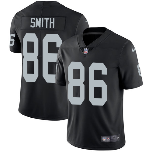 Las Vegas Raiders #86 Lee Smith Black Team Color Men's Stitched Vapor Untouchable Limited Jersey Men's