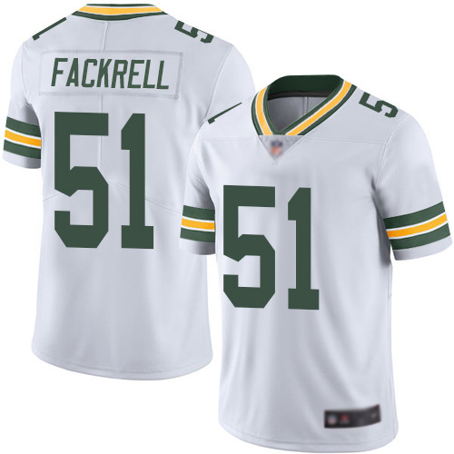 Green Bay Packers #51 Kyler Fackrell White Men's Stitched Vapor Untouchable Limited Jersey Men's