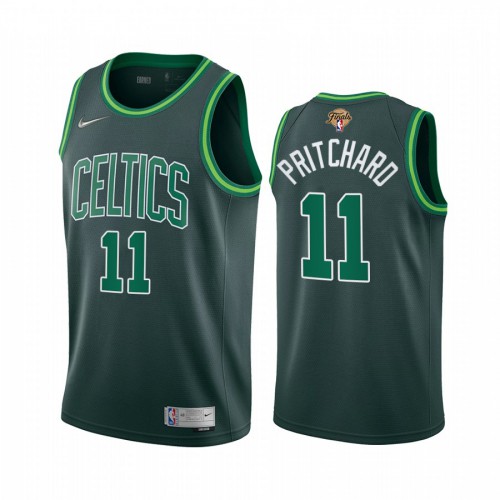 Boston Celtics #11 Payton Pritchard Green Swingman 2022 Finals Earned Edition Jersey Mens