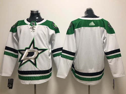 Adidas Stars Blank White Road Authentic Stitched Jersey