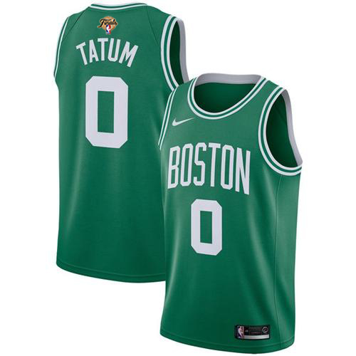 Boston Celtics #0 Jayson Tatum Green 2022 Finals Swingman Icon Edition Jersey Mens