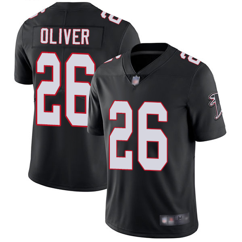Atlanta Falcons #20 Isaiah Oliver Black Alternate Men's Stitched Vapor Untouchable Limited Jersey Men's