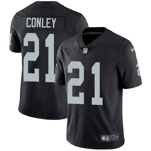 Las Vegas Raiders #21 Gareon Conley Black Team Color Men's Stitched Vapor Untouchable Limited Jersey Men's