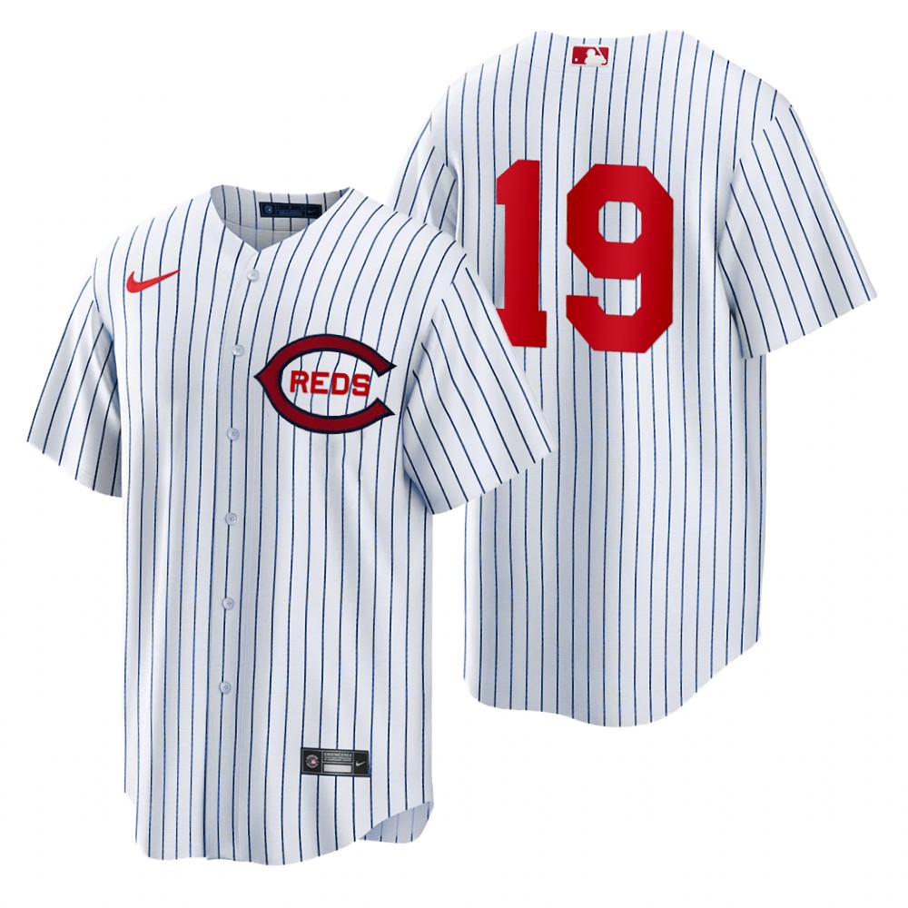 Cincinnati Reds #19 Joey Votto Men's 2022 Field Of Dreams Game Jersey - White
