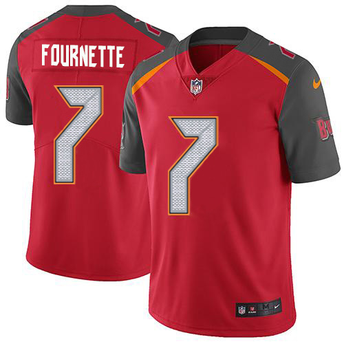 Tampa Bay Buccaneers #7 Leonard Fournette Red Team Color Men's Stitched Vapor Untouchable Limited Jersey