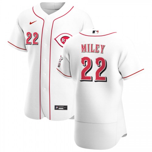 Cincinnati Cincinnati Reds #22 Wade Miley Men's White Home 2020 Authentic Player Jersey Men's