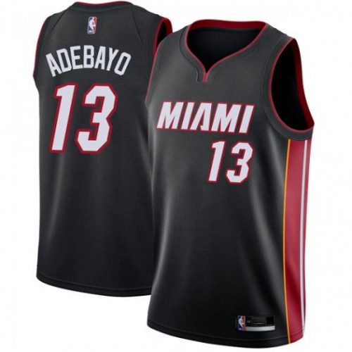 Miami Heat #13 Bam Adebayo Black Womens Swingman Icon Edition Jersey Womens