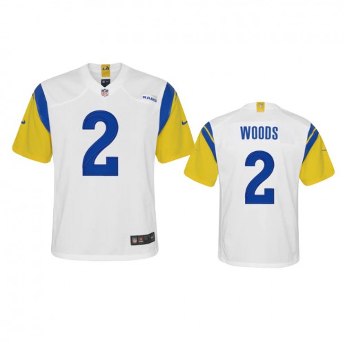 Los Angeles Los Angeles Rams #2 Robert Woods Youth Alternate Game Jersey - White Youth