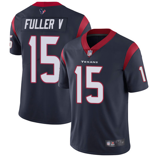Houston Texans #15 Will Fuller V Navy Blue Team Color Youth Stitched Vapor Untouchable Limited Jersey Youth