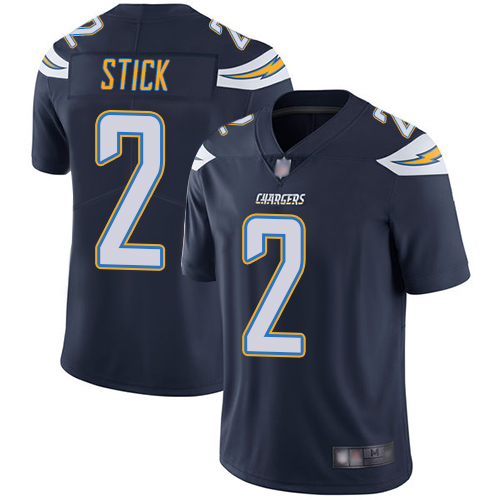 Los Angeles Chargers #2 Easton Stick Navy Blue Team Color Men's Stitched Vapor Untouchable Limited Jersey Men's