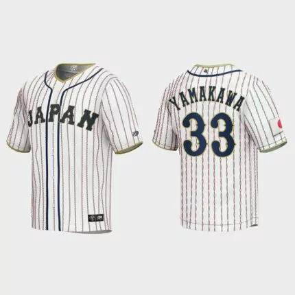 Hotaka Yamakawa Japan Baseball 2023 World Baseball Classic Jersey – White