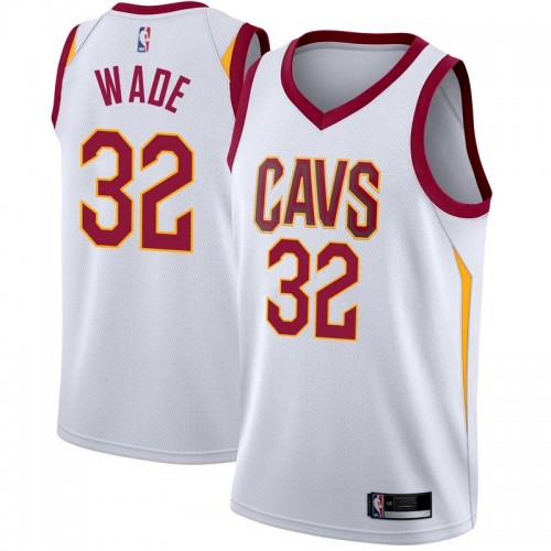 Cleveland Cavaliers #32 Dean Wade White Swingman Association Edition Jersey Mens