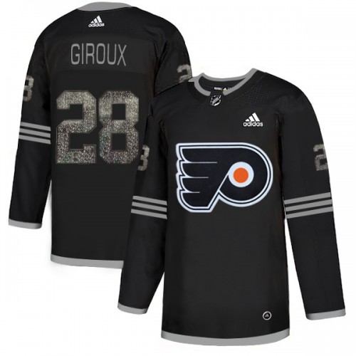 Adidas Philadelphia Flyers #28 Claude Giroux Black Authentic Classic Stitched Jersey Men's