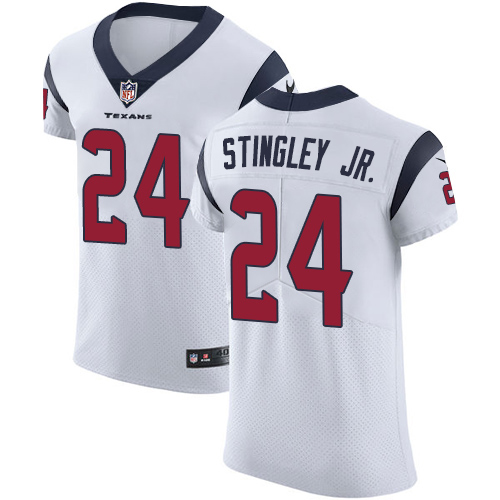 Texans #24 Derek Stingley Jr. White Men's Stitched New Elite Jersey