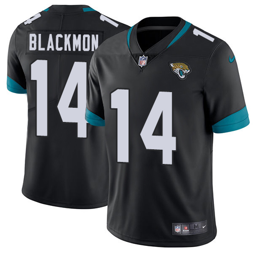 Jacksonville Jaguars #14 Justin Blackmon Black Team Color Youth Stitched Vapor Untouchable Limited Jersey Youth