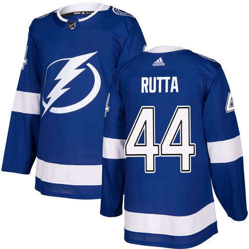 Adidas Tampa Bay Lightning #44 Jan Rutta Blue Home Authentic Youth Stitched Jersey Youth