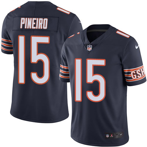 Chicago Bears #15 Eddy Pineiro Navy Blue Team Color Youth Stitched Vapor Untouchable Limited Jersey Youth