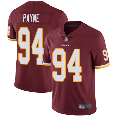 Washington Commanders #94 Da'Ron Payne Burgundy Red Team Color Men's Stitched Vapor Untouchable Limited Jersey Men's