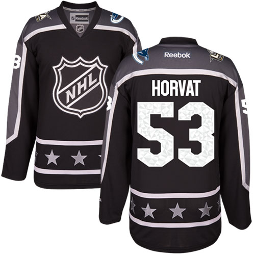 Vancouver Canucks #53 Bo Horvat Black 2017 All-Star Pacific Division Stitched Youth Jersey Youth