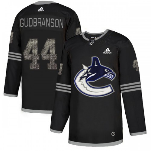 Adidas Vancouver Canucks #44 Erik Gudbranson Black Authentic Classic Stitched Jersey Men's
