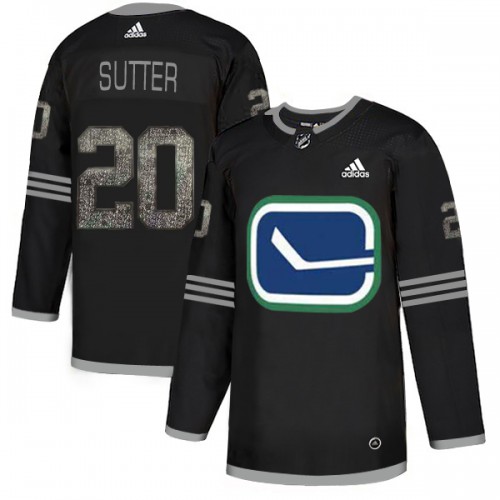 Adidas Vancouver Canucks #20 Brandon Sutter Black_1 Authentic Classic Stitched Jersey Men's