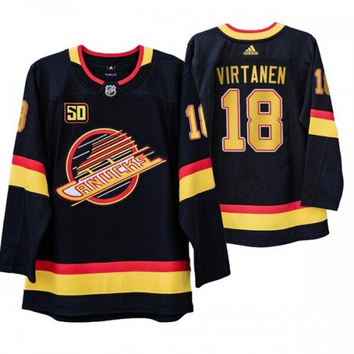 Vancouver Vancouver Canucks #18 Jake Virtanen 50th Anniversary Skate 2019-20 Jersey Men's