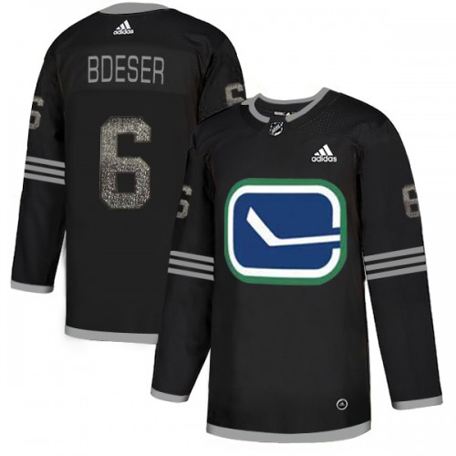 Adidas Vancouver Canucks #6 Brock Boeser Black_1 Authentic Classic Stitched Jersey Men's