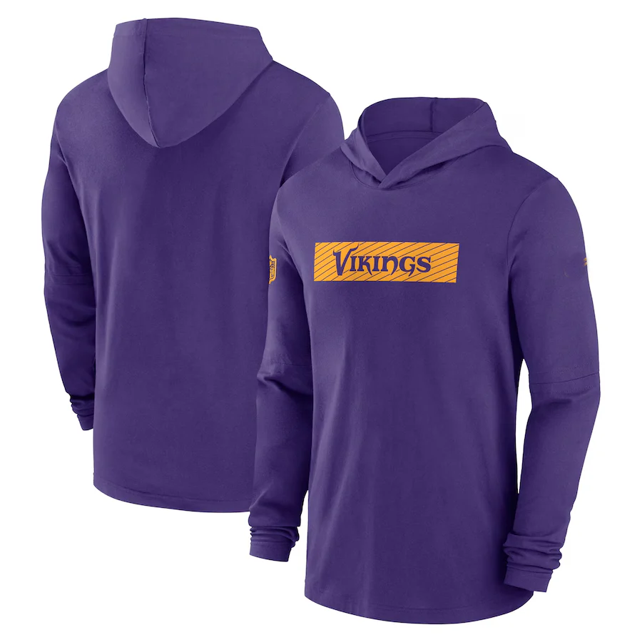 MN.Vikings Salute To Service Club Pullover Hoodie Cheap sale Birthday and Christmas gifts Stitched American Football Jerseys