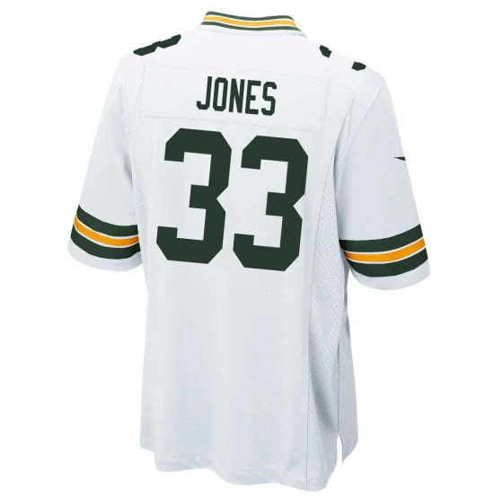 GB.Packers #33 Aaron Jones White Game Stitched American Football Jerseys