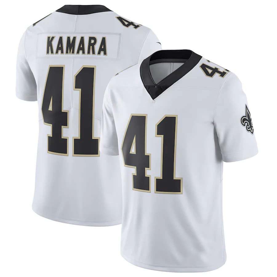 Saints #41 Alvin Kamara White Men's Stitched Vapor Untouchable Limited Jersey