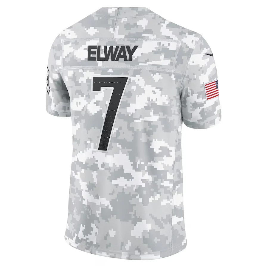 D.Broncos #7 John Elway Arctic Camo 2024 Salute to Service Limited Stitched American Football Jerseys