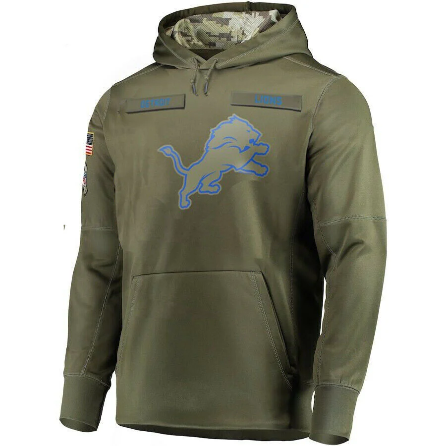 D.Lions 2024 Salute To Service Club Pullover Hoodie Cheap sale Birthday and Christmas gifts Stitched American Football Jerseys